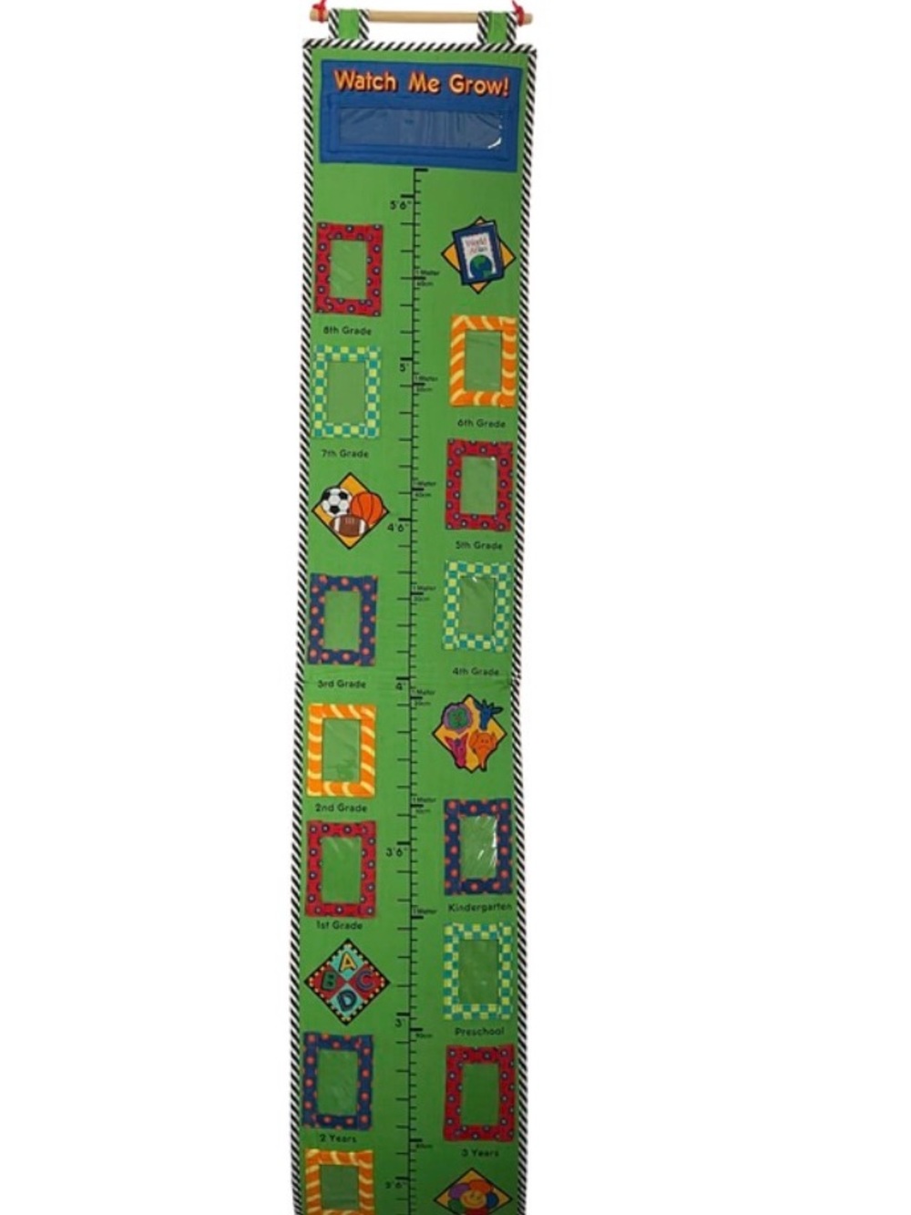 Discovery Toys Watch Me Grow Kids Height Chart - Green